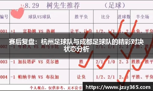 赛后复盘：杭州足球队与成都足球队的精彩对决状态分析