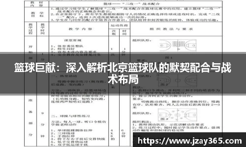 篮球巨献：深入解析北京篮球队的默契配合与战术布局