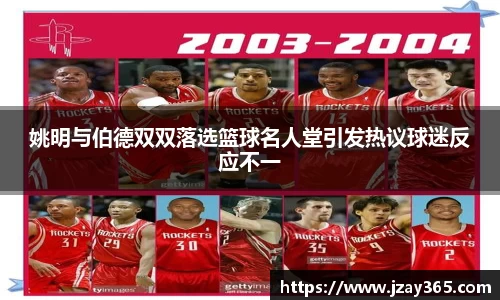 姚明与伯德双双落选篮球名人堂引发热议球迷反应不一
